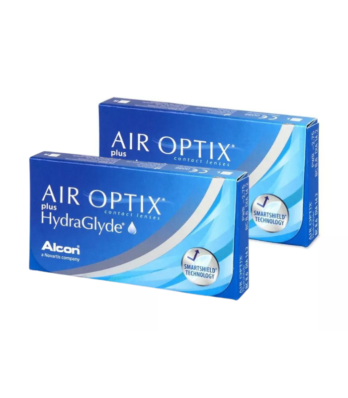 Air Optix Plus HydraGlyde kontaktne leće (2×3 leće)