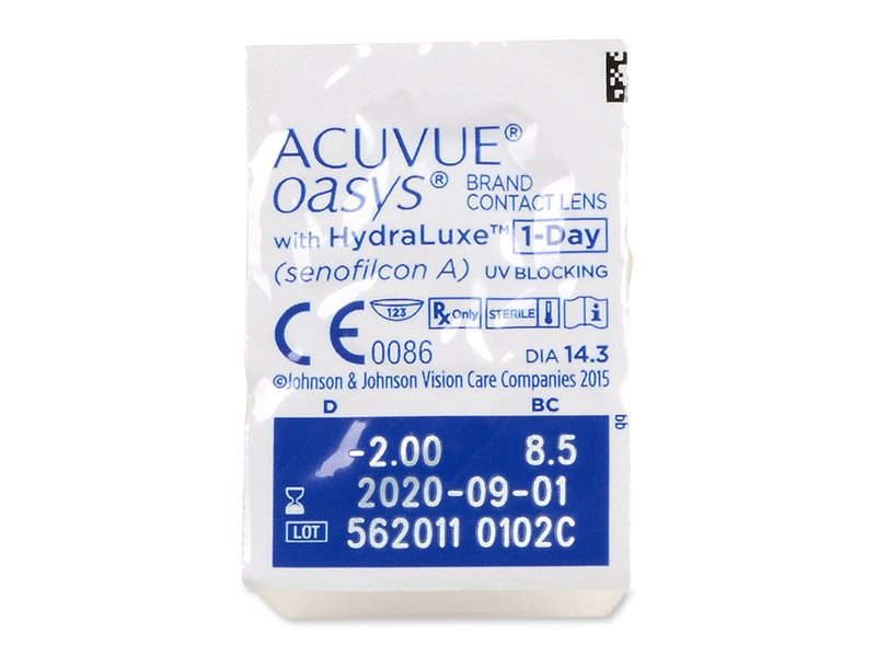 ACUVUE® OASYS 1-Day s tehnologijom HydraLuxe™ Kontaktne leće 90 komada